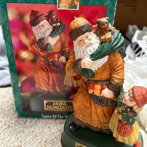 Vintage  7 in Graduer Noel 1884 Hungary Holiday Santa Figurine
